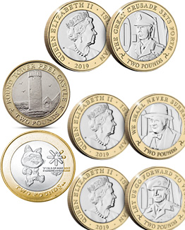 Isle Of Man £2 Coins