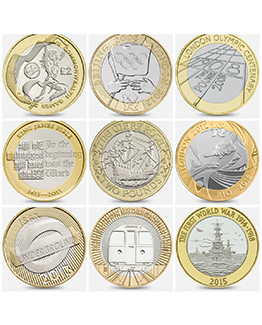 U.K £2 Coins
