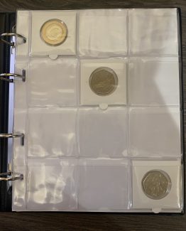 Self Adhesive Coin Holder Albums