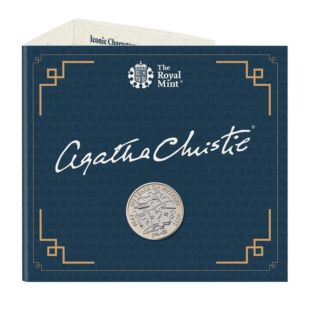 2020 Agatha Christie Brilliant Uncirculated £2 Coin